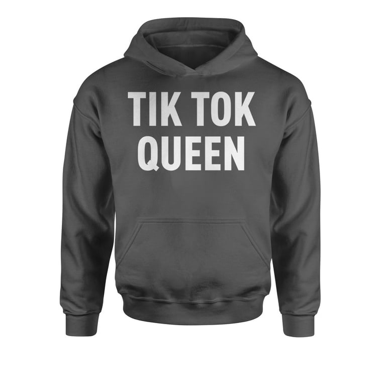 Tik T k Queen Video Addict Youth Sized Hoodie Walmart