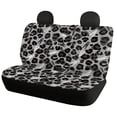 thumbnail image 2 of Pzuqiu Car Seat Covers Anti-Slip Soft Car Seat Covers Full Set Polyester Easy to Install Interior, Fit for Cars Truck Trucks, Leopard Print Grey, 2 of 10