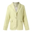 thumbnail image 1 of Vedolay Womens Suit Jackets Suit Jackets for Women Casual Blazer Long Sleeve Double Work Office Blazer Jackets,Beige XXL, 1 of 5