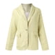 thumbnail image 2 of Gibobby Blazer de mujer chamarra ligera para mujer con manga larga chaquetas de negocios(Beige,G), 2 of 5