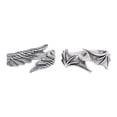 thumbnail image 2 of 2xAngel Demon Wing Parejas Anillos Hombres Mujeres Tamaño Ajustable Joyería De Boda Sunnimix Anillos de pareja, 2 of 8