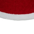 thumbnail image 3 of Northlight 48" Red and White Quilted Faux Fur Border Christmas Tree Skirt, 3 of 3