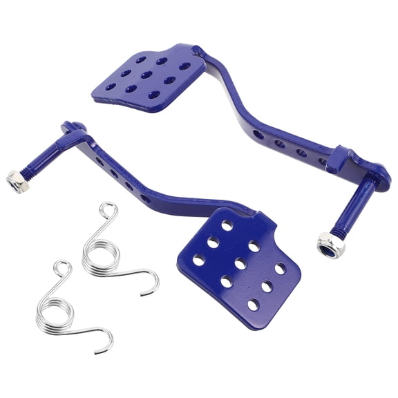 Raindrops Racing Go Kart Accessory Brake Pedal Metal 2Pcs