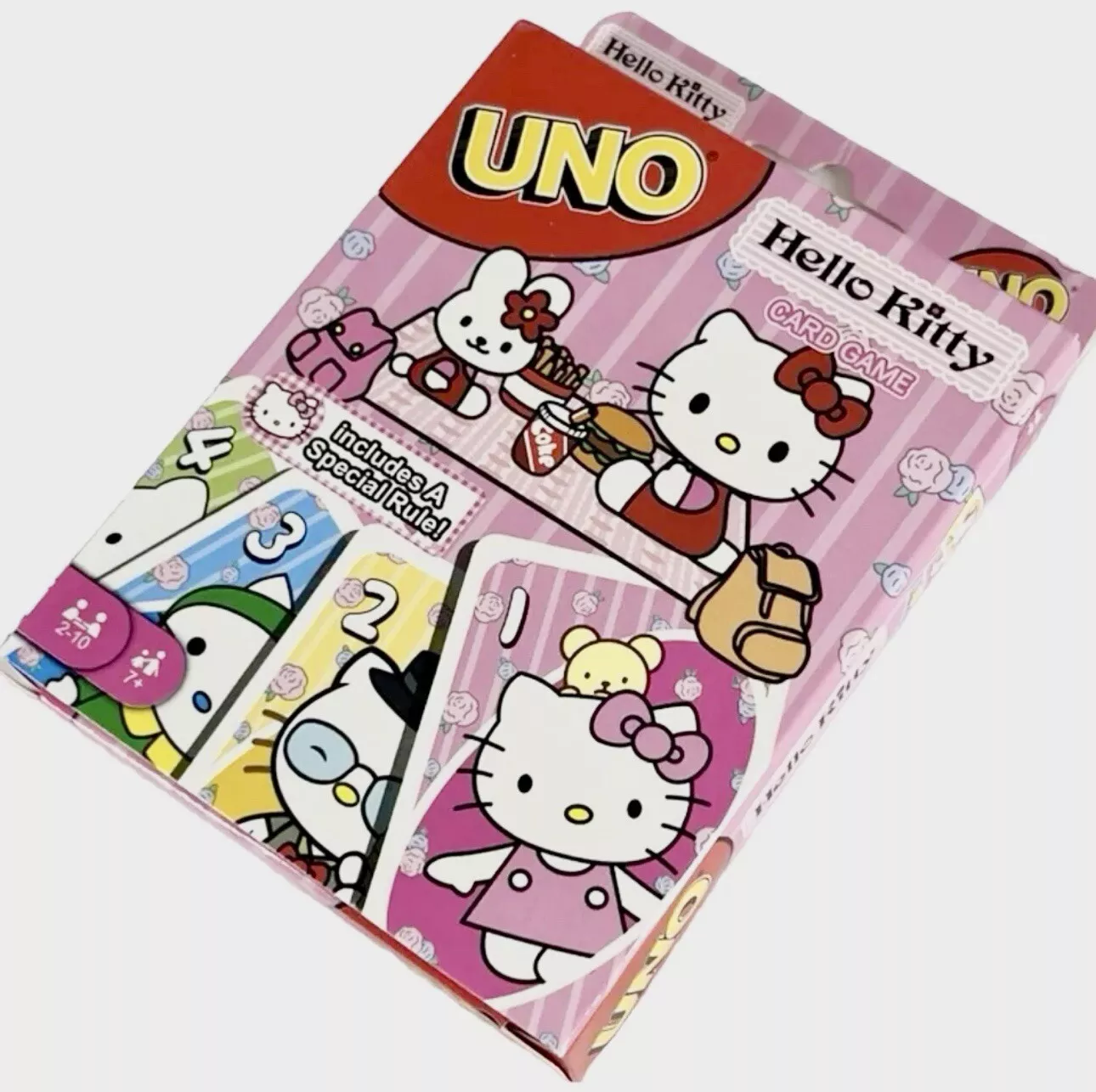 UNO Hello Kitty Card Game for Kids, Adults & Family Game Night | for 2-10 Player