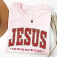 thumbnail image 3 of Jesus Is the Reason Shirt – Christian Christmas T-Shirt, Faith Holiday Tee, Jesus Christmas Graphic Shirt, Religious Xmas Apparel, Unisex Christmas Crewneck Sweatshirt, 3 of 7