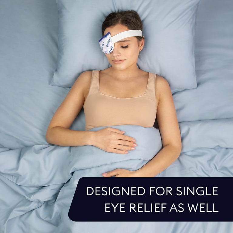 Microwavable top eye pillow