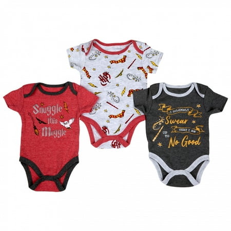 

Harry Potter Wizard Magic Infant Bodysuit 3-Pack-6-9 Months