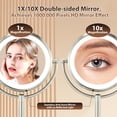 thumbnail image 2 of Espejo de maquillaje VESAUR Professional 8.5 grande con aumento de 10X, 2 of 8