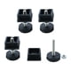 thumbnail image 1 of Pies Niveladores Uxcell 40 x 40mm Inserto Cuadrado Nivelador Ajustable para Mesa 4 Juegos, 1 of 7