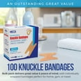 thumbnail image 4 of MEDca Flexible Fabric Knuckle Bandages, 3" x 1.5", 100 Count, 4 of 10