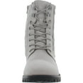 thumbnail image 3 of White Mountain Womens Dashing Faux Suede Quilted Combat & Lace-up Boots, 3 of 3