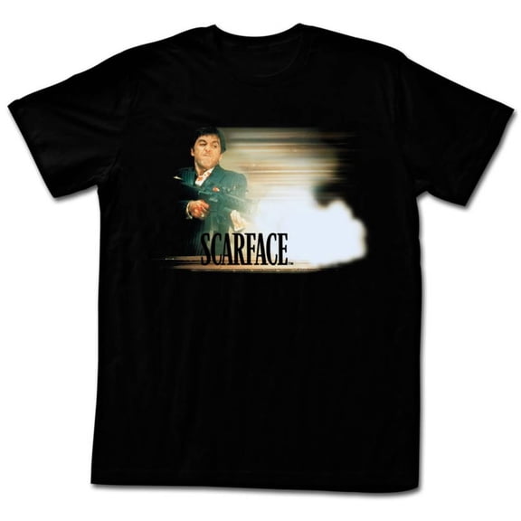 Scarface - Glowy Dude Apparel T-Shirt - Black