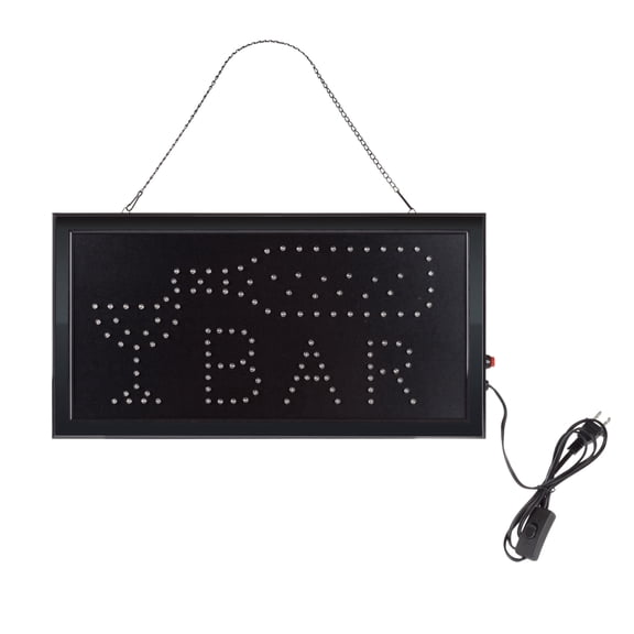 Lavish Home LED Bar Sign Decor for Homes and Businesses (Red, Blue, Yellow)