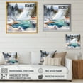 thumbnail image 4 of Designart "Winter'S Charming Geyser" Geyser Floater Framed Canvas Prints, 4 of 5