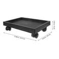 thumbnail image 2 of unbranded Soporte Para Plantas Con Rectangular Impermeable Negro, 2 of 6