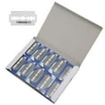 thumbnail image 2 of Men's Double Edge Safety Razor Blade - 100 Stainless Steel Blades for a Clean and Smooth Shave, 2 of 25
