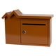thumbnail image 5 of Buzón de almacenamiento de correo, caja contenedor de placa galvanizada versátil a prueba de herrumbre con cerradura para decoración de habitación y, 5 of 8
