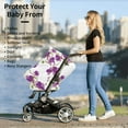 thumbnail image 5 of Haiem Orchids Flowers Baby Nursing Cover & Nursing Poncho - Multi Use Cover for Baby Car Seat Canopy, Stroller Cover, 360°Full Privacy Breastfeeding Coverage, 5 of 9