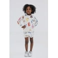 thumbnail image 2 of Bluey Bingo Chloe Toddler Girls French Terry Sweatshirt and Shorts Infant to Big Kid, 2 of 5