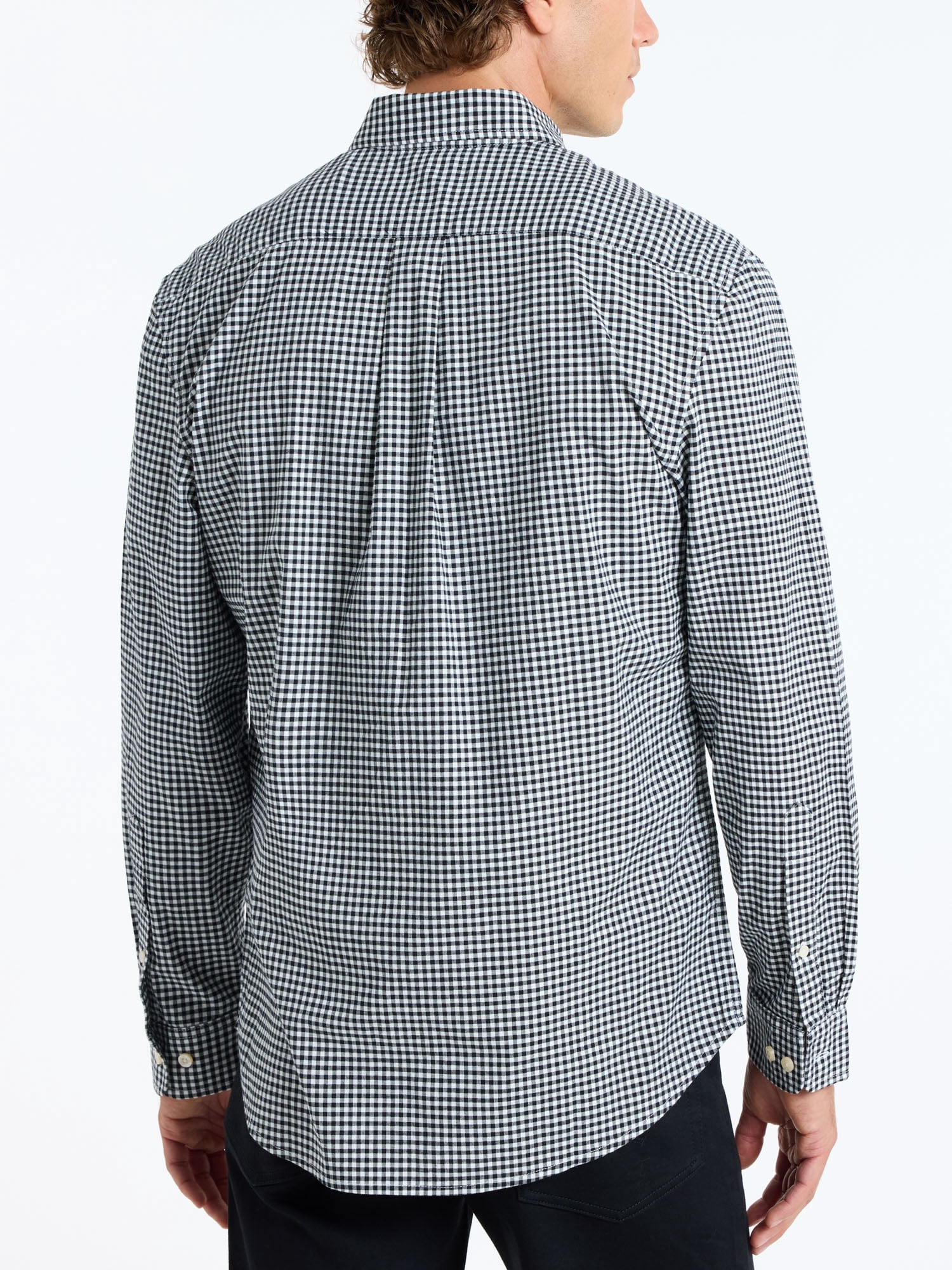 U.S. Polo Assn. Men's Soft Cotton Madras Button Down Shirt