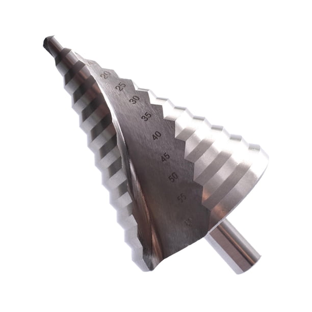 Broca escalonada, broca escalonada tipo pagoda de cambio rápido de 6-60 mm para láminas de tableros de PVC