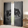 thumbnail image 2 of Manfei Modern Game Console Curtains Pack of 2 (38x54), Grey Black Out Curtains, Gaming Game Lover Blackout Curtains for Bedroom, Ultra Soft Room Decor, 2 of 6