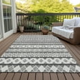thumbnail image 6 of Addison Rugs Chantille Indoor/Outdoor Transitional Bohemian Gray Washable Rectangle Rug, 8' x 10', 6 of 6