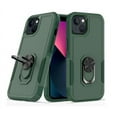 thumbnail image 1 of [PST] iPhone 14 Pro Max Ring Case, Dual Layers Heavy Duty Magnetic Hard Kickstand Case with Ring Stand, 1 of 4