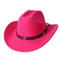 thumbnail image 3 of Western Style Cowboy Hat With Star Unisex Riding Accessory For Casual Home Everyday Wear And AllSeason Use, 3 of 3