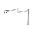 thumbnail image 1 of Solid Brass Deck Mounted Double-Jointed Pot Filler Kitchen Sink Faucet Cold Water Only Tap ,High Water Flow Rate, 1 of 6