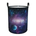 thumbnail image 6 of Lsque Planets Stars And Galaxies1 pattern Laundry Hamper Basket, Tall Woven Rope Hamper Basket for Clothes, Lightweight Storage Basket, Collapsible Waterproof-, 6 of 8
