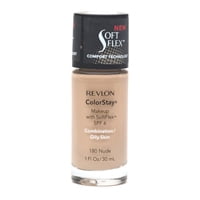 Revlon Colorstay Makeup With Softflex For Combination / Oily Skin, Nude #180, 1 Oz - 2 (Best Makeup Sealer For Oily Skin)