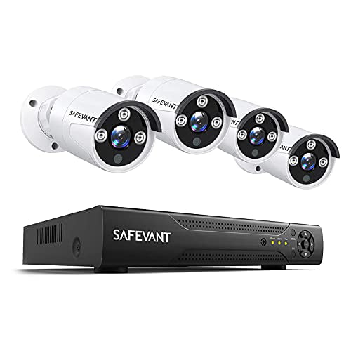 8 Channel Security Video Recorder Supports Analog and IP Cameras SAFEVANT 5MP Super HD Hybrid 5-in-1 DVR NVR Video Security Recording System Cameras and Hard Drive Not Included 