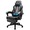 Gray, variant on PUKAMI Gaming Chair with Massage, Ergonomic Heavy Duty Design with Footrest and Lumbar Support, Large Size Cushion High Back Office Chair, Big and Tall Gaming Computer Chair