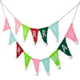 thumbnail image 6 of Northlight 45" Multi "Merry Christmas" Banner Garland - Unlit, 6 of 7