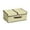 Green, variant on Decorative Foldable Linen Storage Cube with Lid and Handles for Home Organization and Clothes Storage