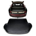 thumbnail image 3 of MPXBM Car Rear Trunk Mat for Tesla Model S 2012 2013 2014 2015 2016-2021,Leather Boot Cargo Liner,Guard Tray Interior Liners Floor Mats Protective Pads,(A/Black), 3 of 6