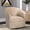 Beige, variant on Polyester Swivel Sitting Solution | Ideal for Home Spaces | Solid Hardwood Frame Build | Soft Dacron Seat Wrapping