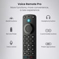 thumbnail image 4 of Voice Remote Pro (Latest Model) – Remote Finder, TV Controls & Backlit Buttons for AMZ firefly TV Stick 4K/Max/Lite, Cube & Insignia/Toshiba TVs, 4 of 9