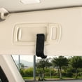 thumbnail image 5 of Universal Car Sunglasses Holder Rotatable 180 Clip On Sun Visor Accessory With Card Storage Organizer, 5 of 6