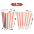 thumbnail image 2 of Paper Popcorn Boxes for Holding Popcorn Use Pink Color 48Pcs, 2 of 5