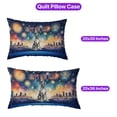 thumbnail image 5 of Happy New Year with Great Dane Fireworks Holiday Xmas Winter 2025 Quilt Pillowcase Danes Dog Lover Gifts Throw Pillow Cover Bed Home Decor - 00025, 5 of 5