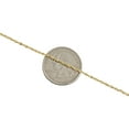 thumbnail image 5 of 10K Yellow Gold 1.40mm Solid Singapore Link Chain Spring Ring Necklace 24 Inch, 5 of 7
