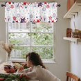 thumbnail image 5 of Valances for Windows 4th of July Independence Day Red Blue Star Valance Rod Pocket Window Treatments Curtains for Kitchen Small Windows Living Room Bedroom Bathroom, 60"x18", 5 of 7