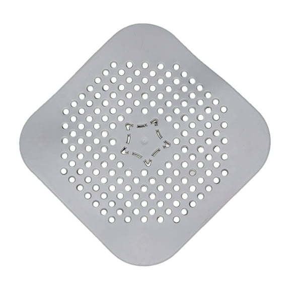 JWDX Strainers Clearance, Square Drain Cover for Shower Drain Hair Catcher Flat Silicone Plug for Bathroom and Kitchen Filter Shower Drain Flat Strainer Stopper