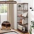 thumbnail image 6 of YYAo Shelf Stand, Display Shelves, Storage Plant Bookshelf,2/3/4/5-Tier Multipurpose Display Rack with Metal Frame-5-Tier, 6 of 7