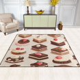 thumbnail image 2 of Yayeee Area Rugs for Living Room 6.7'x4.8' Non Slip Washable Bedroom Floor Carpet, Cute Chocolate Cakes, 2 of 6