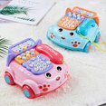 thumbnail image 2 of Jouets pour Bébé Téléphone Musical Téléphone de Voiture, Simulation Éducative pour Bébé, 2 of 9