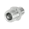 thumbnail image 3 of 1/8 to 1/4 Air Brush Hose Adapter, 1PCS 1/8" BSP Male to 1/4" BSP Male Fitting Conversion Adapter Nipple Metal Connector, 3 of 5