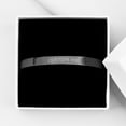 thumbnail image 2 of Anavia Personalized Gift for Him Personalized Long Distance States Cuff Bangle Bracelet Love Heart Free Engraving Birthday Jewelry with Gift Box Ships Next Day [Black], 2 of 4